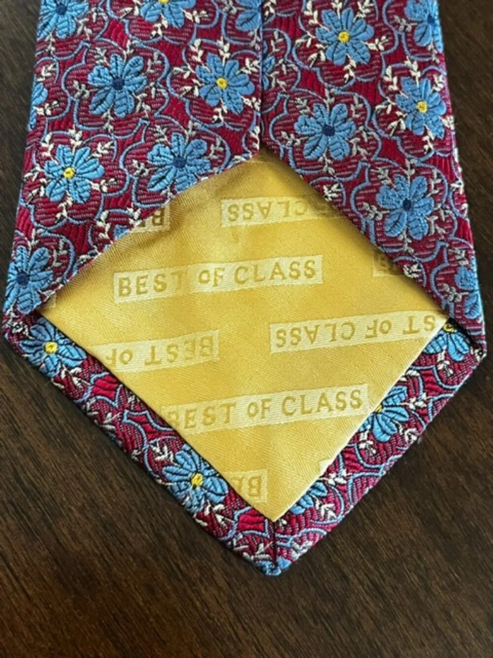 Robert Talbott Best of Class Nordstrom Silk Tie Floral Red Blue